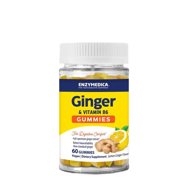 Enzymedica Ginger & Vitamin B6 Gummies
