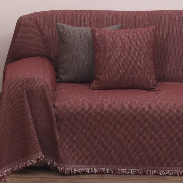Ριχτάρι Τετραθέσιο 180Χ320 Chenille Viopros 2100 Κόκκινο
