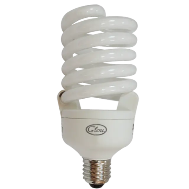 GLOU, Λάμπα Οικονομίας Full Spiral T4 45W 230V E27 AC 2700K