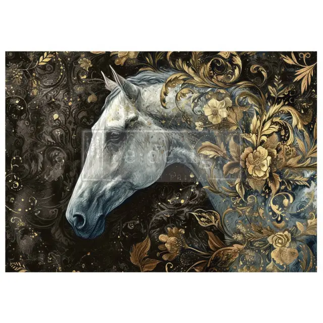 Decoupage Fiber Paper Prima Re-Design, Majestic Gallop, 59.4x84.1cm