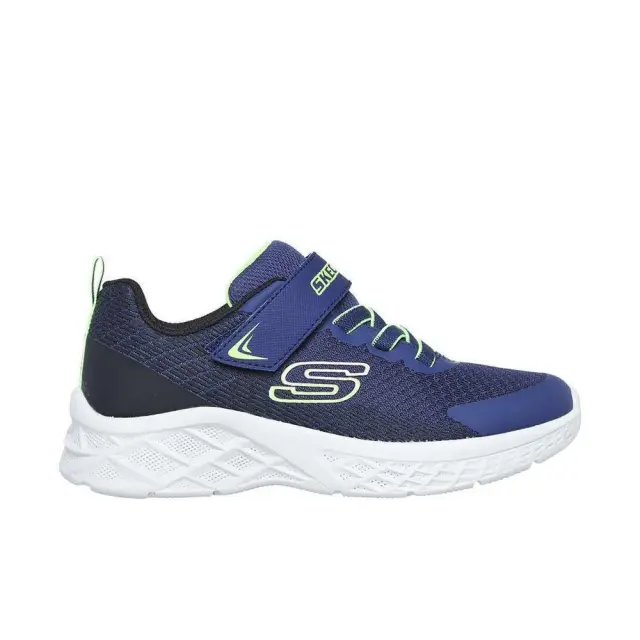 Skechers Microspec 2.0 (PS) (403924L-NBLM) - Μπλέ-Λαχανί - 31