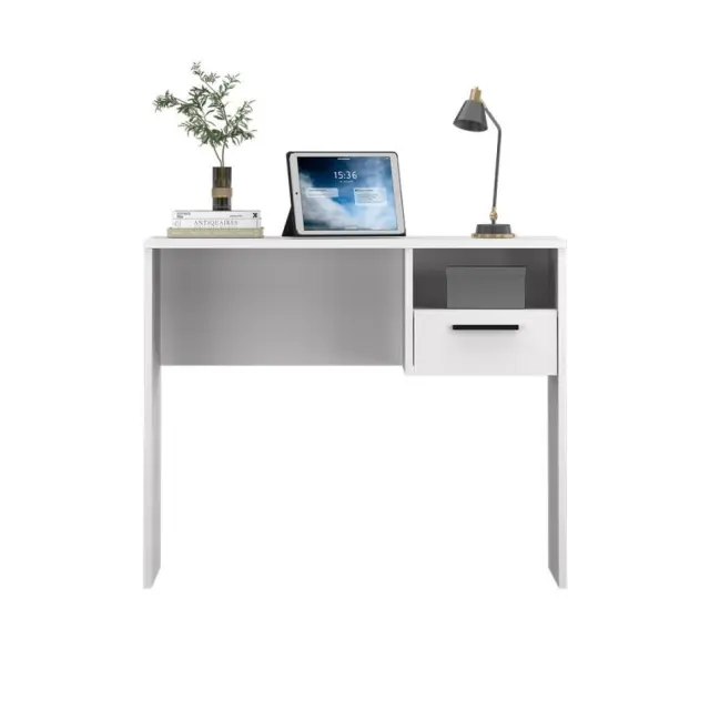 Γραφείο CMS-105-BB Λευκό 90x75x52cm 3