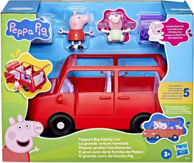 Παιχνίδι Μινιατούρα Vehicles Peppa Pig Big Family Car / G0541 (Hasbro)