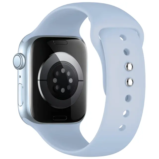 Tech-Protect® Λουράκι Σιλικόνης για Apple Watch 40/41/42mm (Series 10/11/12)- Light Blue. 2