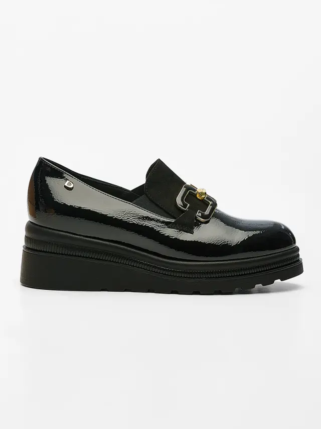 Donna Serena Μοκασίνια-Loafers Γυναικείο HT/δέρμα Μαύρο DSE/5452 N/NERO 3
