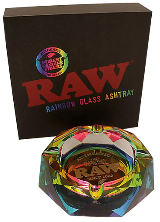 RAW Crystal Ashtray Rainbow - Τασάκι Raw Κρυστάλλινο 2