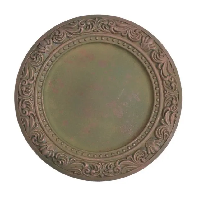 Πιάτο vintage με εφέ σκουριάς, 33cm