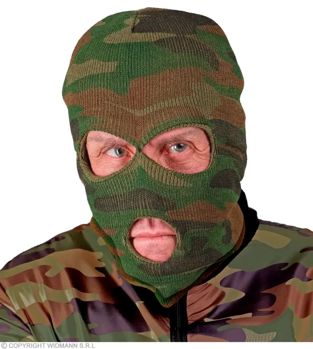 Αποκριάτικο Αξεσουάρ Κουκούλα Balaclava (Widmann) (W-42303) 3