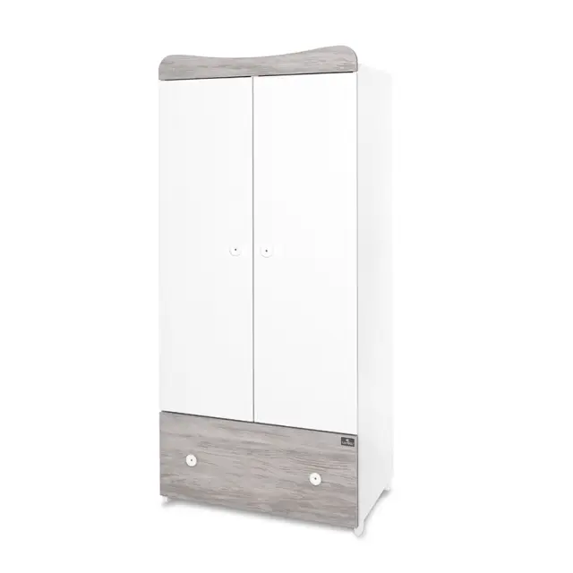 Lorelli Ντουλάπα 2φυλλη "Exclusive" White - Artwood Λευκό
