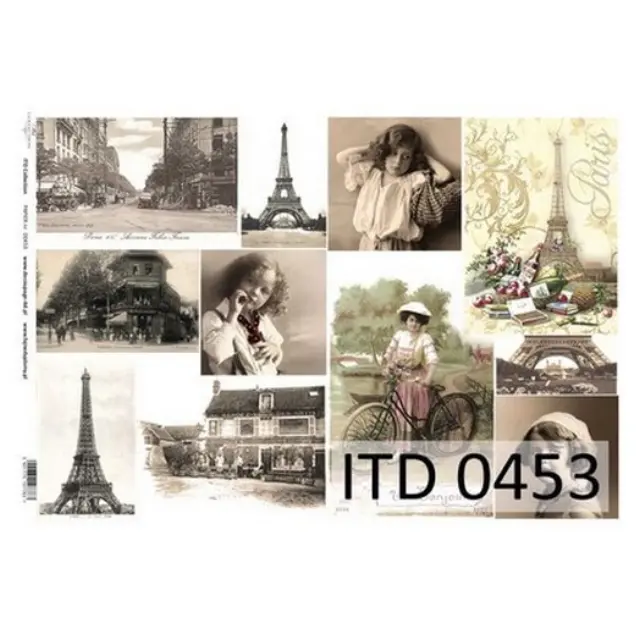 Χαρτί ITD για Decoupage 30x42 cm, 60gr