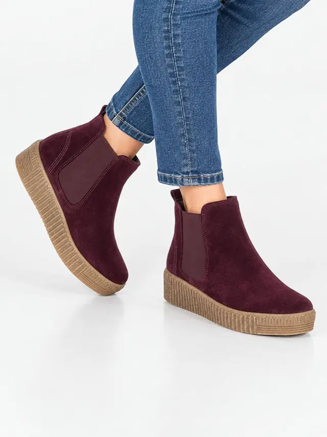 Gabor Μποτάκια Γυναικείο δέρμα suede Μπορντώ GAB/73731 012-BERRY - 40 2