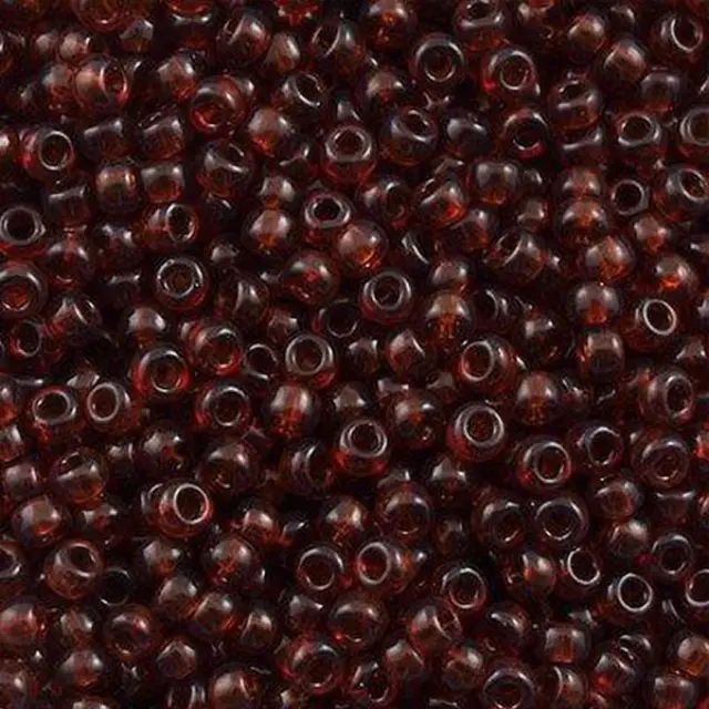 Χάντρα Miyuki Round Rocailles 8/0 - 9134 - Transparent Dark Topaz ~25gr