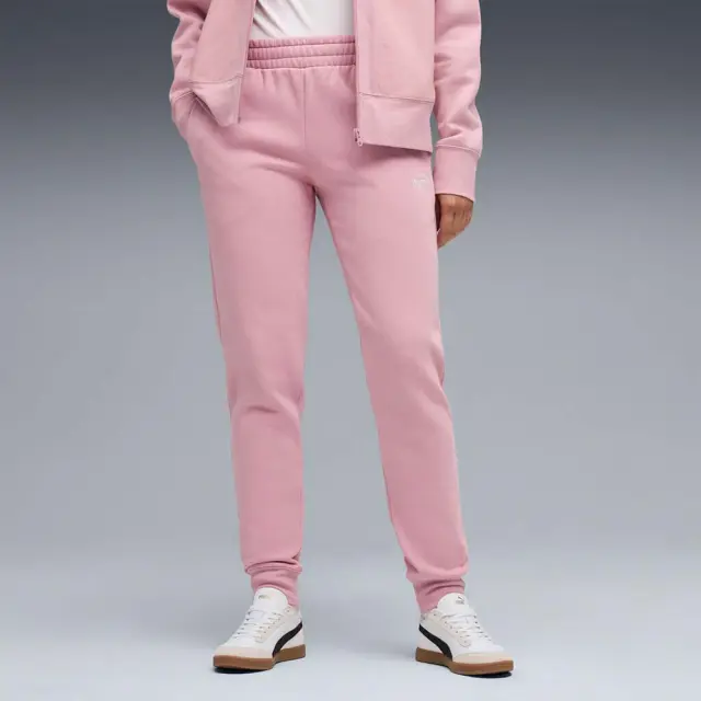 Puma Women's Essentials No1 Logo Fleece Sweatpants Ροζ 682449-65 (Puma) - Large 3