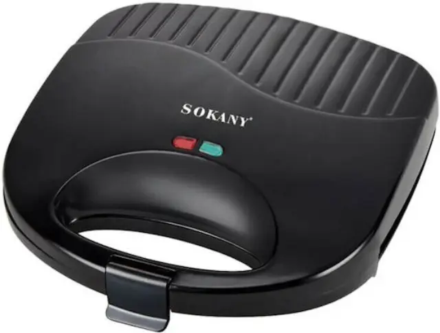 Τοστιέρα για 2 Τοστ 750W SK-114 - Μαύρη