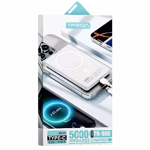 Treqa TR-980 MagSafe Power Bank 5000mAh με Θύρα USB-C 2