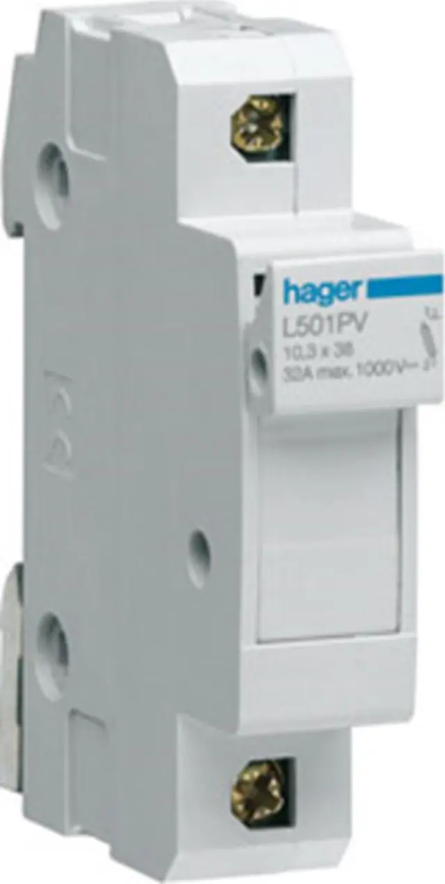 Fuse carrier 1P 1000V DC L38 1M