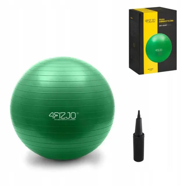4FIZJO Μπάλα Γυμναστικής Πράσινη / Gym Ball Green (75cm) - 1189