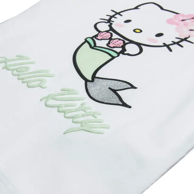 Μπλούζα Hello Kitty με ανάγλυφα glitter γράμματα 2