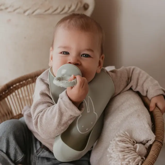Τροφοδότες Φαγητού με Καπάκι Miffy Green KOKO 2