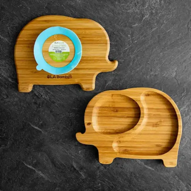 OLA Bamboo Plate Elephant 3