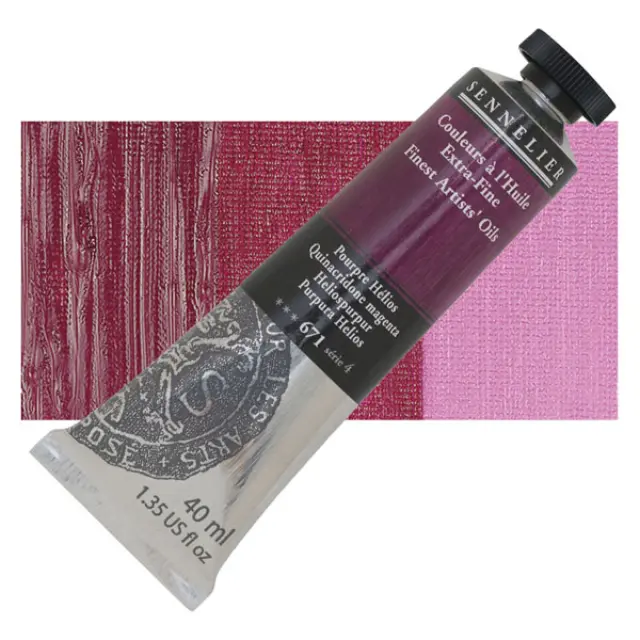 Sennelier Λάδι Finest Artists Oil 671 Quinacridone Magenta - 40ml