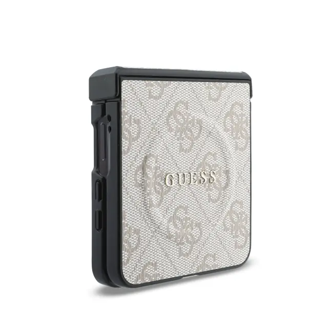 Guess PU Leather 4G Magnetic Case for Samsung Galaxy Z Flip 8 Pink 3