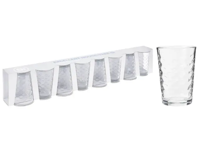 Σετ Γυάλινα Ποτήρια Excellent Houseware με χωρητικότητα 200ml - 8 τεμάχια YE5000570 2