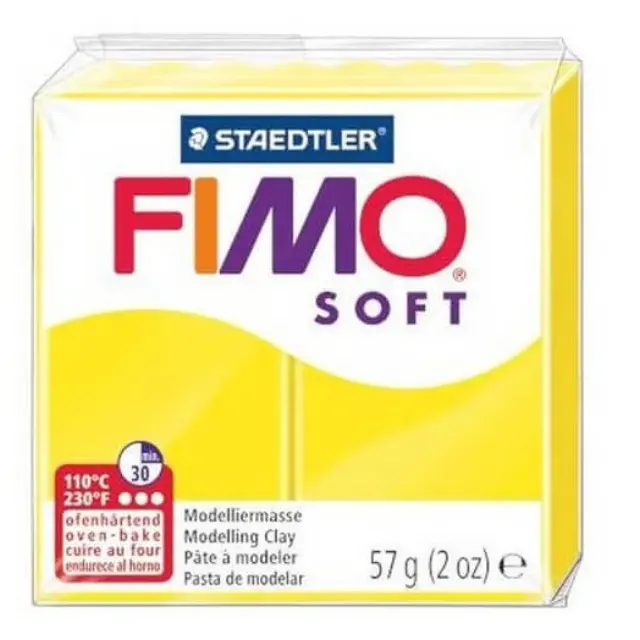 Πηλός Fimo Soft 57gr Lemon