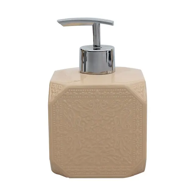 Αντλία Σαπουνιού Feng Shui Μπεζ Πήλινο 460ml Estia 02-11451