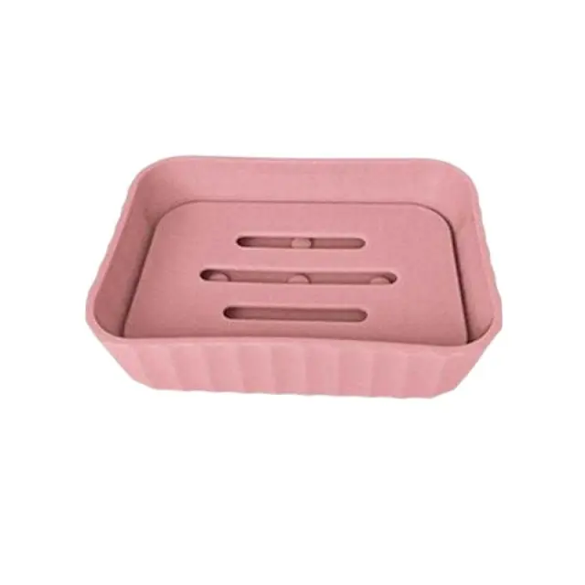 Σαπουνοθήκες μπάνιου πλαστικές - Σετ 9pcs - Pink - 21748