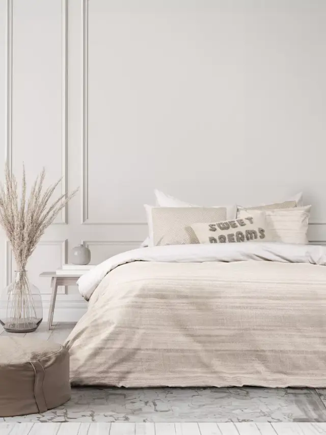 Σετ Παπλωματοθήκη 160x240 Μονή Φανελένια Nima Venity Beige 100% βαμβακερό