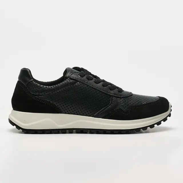 Imac Sneakers Ανδρικό ΔΕΡΜΑ Μαύρο IMA/552440 NERO