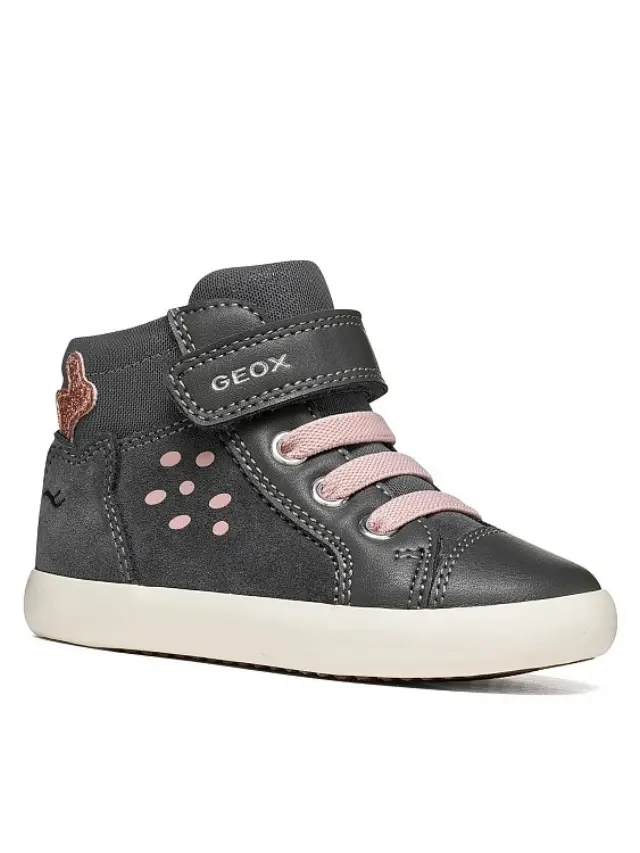 Βρεφικό Παπούτσι για Κορίτσι Geox B Gisli Girl C9002 (Μεγέθη 21-27) ΓΚΡΙ 2