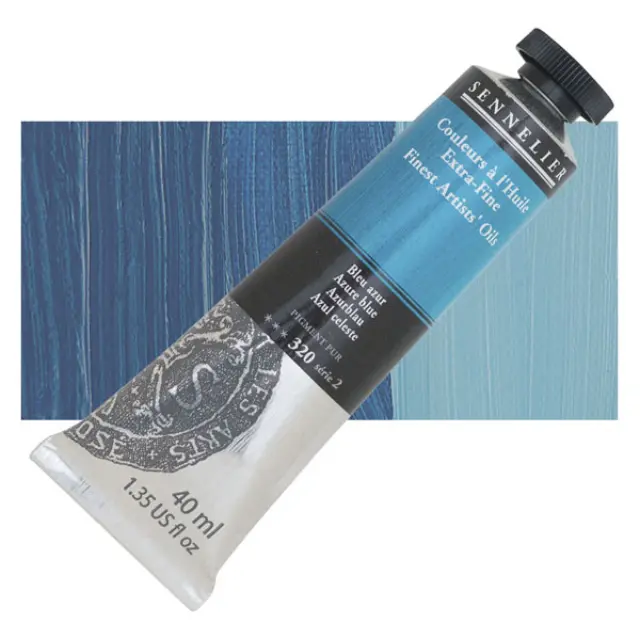 Sennelier Λάδι Finest Artists Oil 320 Azure Blue - 40ml