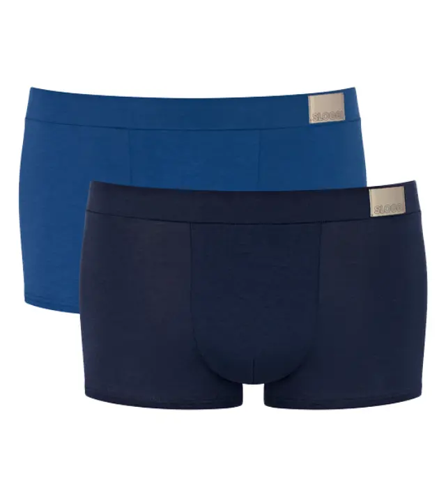 Sloggi Men GO Natural H Hipster C2P ανδρικό μπόξερ σετ 2τμχ 10214626-M008 - XL