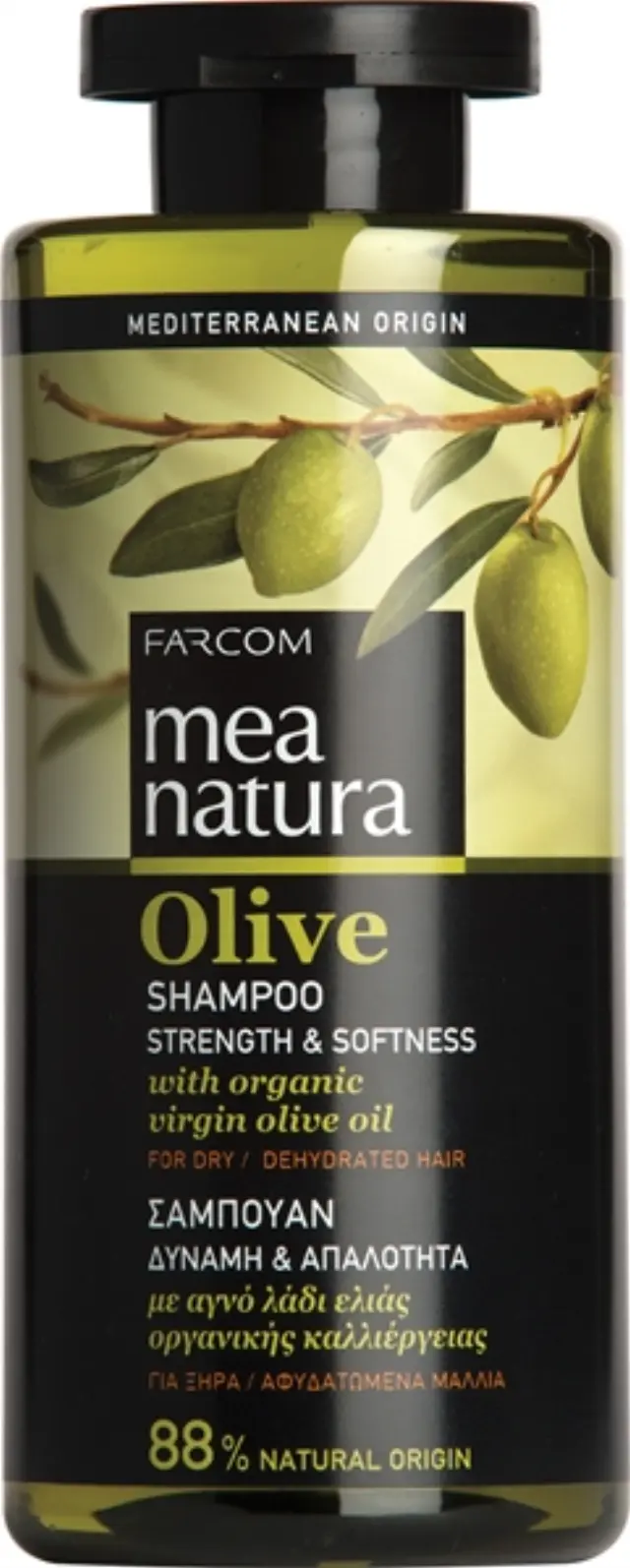 Farcom Mea Natura Olive Σαμπουάν Δύναμη & Απαλότητα 300ml