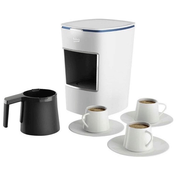 Beko BKK 2300 White Μηχανή Ελληνικού Καφέ 670W 250ml Λευκή 2