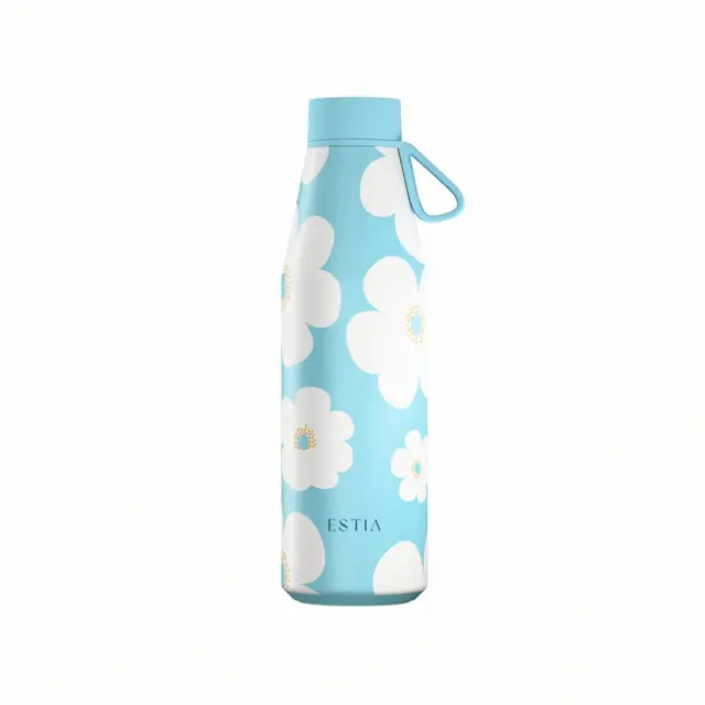 Estia | Ποτήρι Θερμός Estia Save The Aegean Pulse Blue Daisy | 500ml