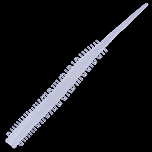 Σιλικονούχο Nikko Dappy Sandworms 8.4cm 5τμχ Αμμοσκώληκες GLOW WHITE