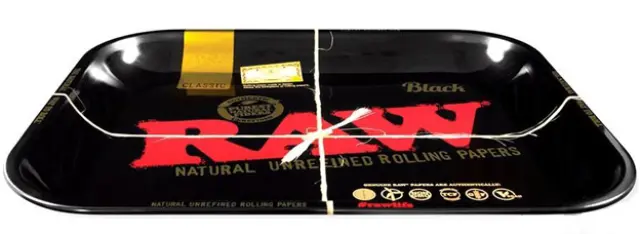 Raw Rolling Tray Δίσκος Black Large (27x33cm) 2