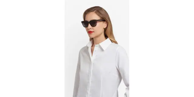 Carolina Herrera Γυναικεία Γυαλιά Ηλίου με Μαύρο Κοκκάλινο Σκελετό και Καφέ Ντεγκραντέ Φακό HER 0340/S KDX/HA 2