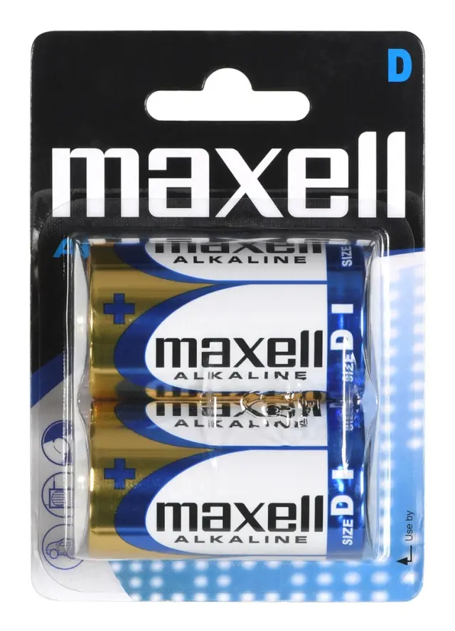 Maxell Αλκαλικές Μπαταρίες D 1.5V 2τμχ (9017590) (MAX9017590)