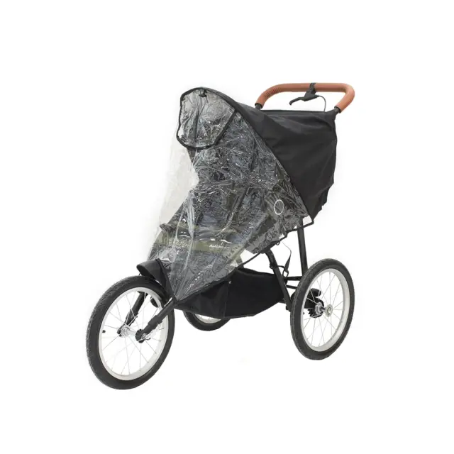 TRILLE - Raincoat Jogger With opening in Top Black