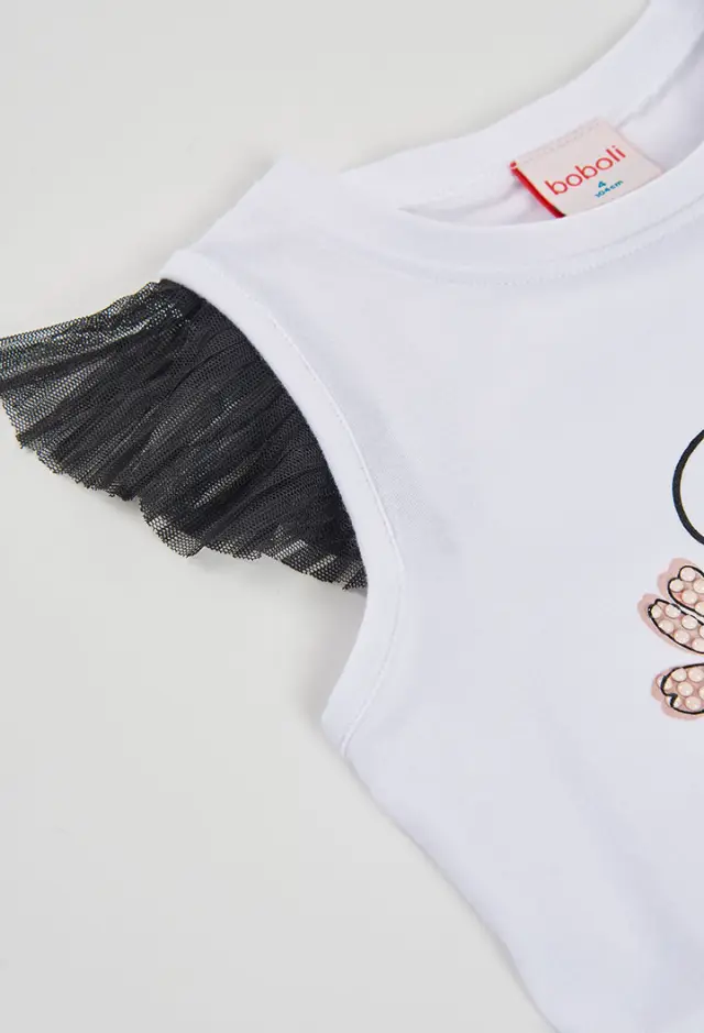 Boboli Stretch πλεκτό t-shirt για κορίτσι 783086-1100 3