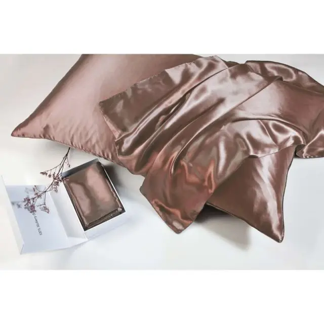 ΜΑΞΙΛΑΡΟΘΗΚΗ 100% MULBERRY SILK 50X76 PURPLE – DownTown