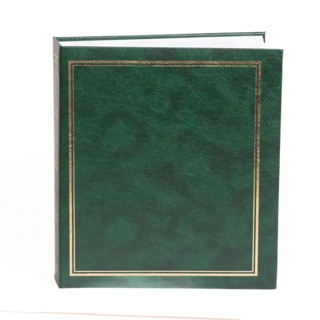 Άλμπουμ με θήκες 25x28cm για 200 φωτογραφίες 13χ18 πράσινο (11127)