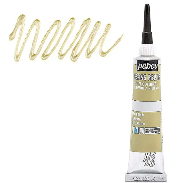 Pebeo Περίγραμμα Cern Relief - Pale Gold - 20ml