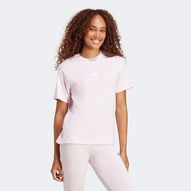 adidas Γυναικείο Αθλητικό T-shirt Light Pink - S 3