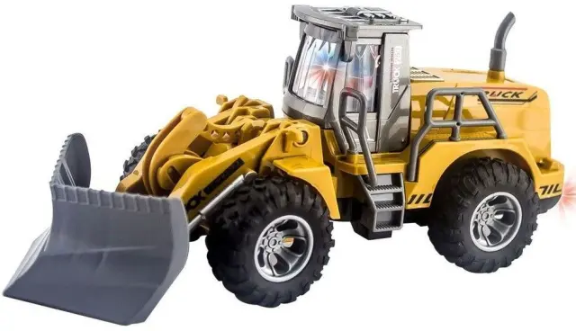 R/C Τηλεκατευθυνόμενη Μπουλντόζα με Φως (MKM315355) Κίτρινο 3