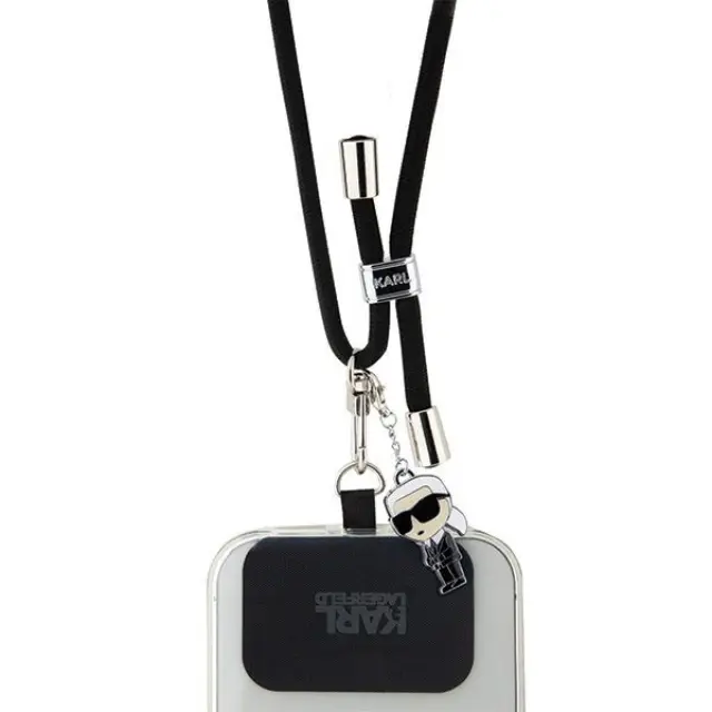 Karl Lagerfeld® Universal Κορδόνι για Θήκες Κινητών- Black 2